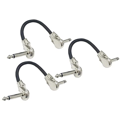 Toddmomy 3Stücke Gitarren Patch Kabel Vergoldete Stecker Kompatibel Mit Gitarren Und Effekten Langlebig Und Leicht Für Live Auftritte Und Studioanwendungen Toddmomy 3Stücke Gitarren Patch Kabel Vergoldete Stecker Kompatibel Mit Gitarren Und Effekten Langlebig Und Leicht Für Live Auftritte Und Studioanwendungen von Toddmomy
