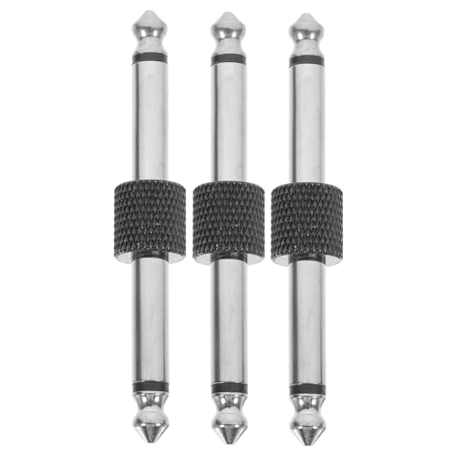 Toddmomy 3Stücke Gitarrenpedalanschluss Pedalkupplung für Effektpedale Gerader Gitarrenstecker mit Hoher Klangübertragung für Musikanwendungen von Toddmomy