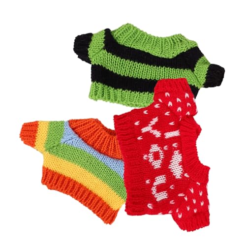 Toddmomy 3Stücke Teiliges Puppenkostüm Zubehörset Niedliche Bärenpullover für Puppen Austauschbare Kleidung für Puppen für Kreative und Toddmomy 3Stücke Teiliges Puppenkostüm Zubehörset Niedliche Bärenpullover für Puppen Austauschbare Kleidung für Puppen für Kreative und von Toddmomy