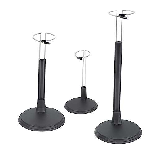Toddmomy 3Stücke Teiliges Puppenständer für Haushaltspuppen Stabiler Puppenhalter mit Runder Basis für Präsentation von Puppen und Tischen von Toddmomy