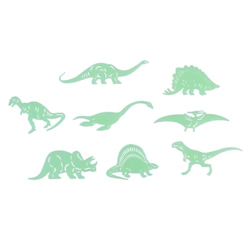 Toddmomy 4 Satz Teiliges Dinosaurier Wandsticker Fluoreszierende Kreative Leuchtaufkleber für Kinderzimmer Jungenschlafzimmer Wohnzimmer Selbstklebend Langlebig und Sicher Leuchtende von Toddmomy
