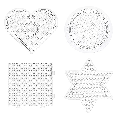 Toddmomy 4 Stück Bügelperlen Steckplatten Transparente DIY Vorlagen für Kleine Sechseck und Herz Vielseitig und Lehrreich für Kreative Bastelprojekte Toddmomy 4 Stück Bügelperlen Steckplatten Transparente DIY Vorlagen für Kleine Sechseck und Herz Vielseitig und Lehrreich für Kreative Bastelprojekte von Toddmomy