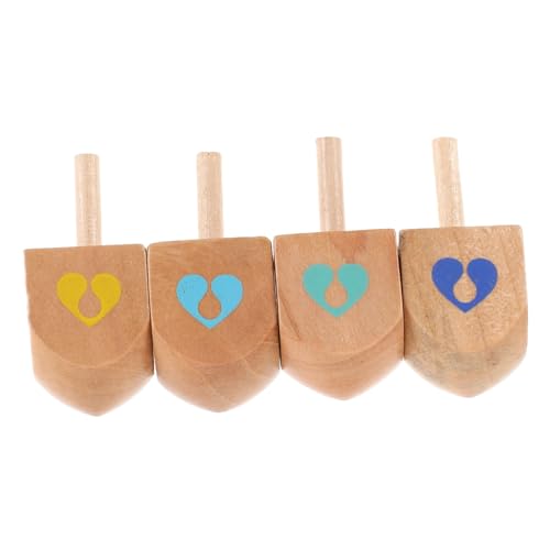 Toddmomy 4 Stück Chanukka-Dreidel Aus Holz, Unlackiert, Naturholz-Dreidel, Blanko, Chanukka-Dreidel Aus Holz, Fertig Zum Bemalen, Dekorieren Für Chanukka-partyspiel-Dekoration, Toddmomy 4 Stück Chanukka-Dreidel Aus Holz, Unlackiert, Naturholz-Dreidel, Blanko, Chanukka-Dreidel Aus Holz, Fertig Zum Bemalen, Dekorieren Für Chanukka-partyspiel-Dekoration, von Toddmomy