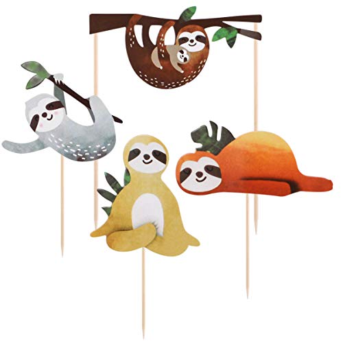 Toddmomy 4 Stück Faultier-kuchen-picks Abschluss Cupcake-topper Faultier Cupcake Topper Faultier-kuchendekorationen Faultier Party Name Pappbecher Alles Zum Geburtstag Hölzern Baby Toddmomy 4 Stück Faultier-kuchen-picks Abschluss Cupcake-topper Faultier Cupcake Topper Faultier-kuchendekorationen Faultier Party Name Pappbecher Alles Zum Geburtstag Hölzern Baby von Toddmomy