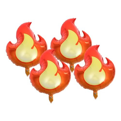 Toddmomy 4 Stück Feuerwehr Party Folienballons Flammenform Große Aluminiumfolie Luftballons Jungen Geburtstag Deko Schnelle Aufblasbar Stabile Flammen Deko Toddmomy 4 Stück Feuerwehr Party Folienballons Flammenform Große Aluminiumfolie Luftballons Jungen Geburtstag Deko Schnelle Aufblasbar Stabile Flammen Deko von Toddmomy
