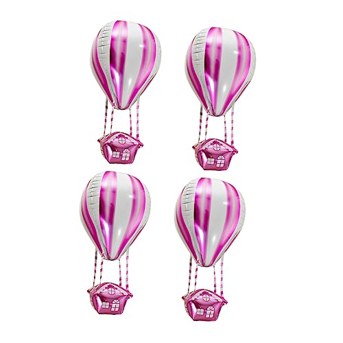Toddmomy 4 Stück Heißluftballon Folienballons Deko für Kindergeburtstage Hochzeiten und Shower Lustige Partydekoration für Drinnen und Draußen Toddmomy 4 Stück Heißluftballon Folienballons Deko für Kindergeburtstage Hochzeiten und Shower Lustige Partydekoration für Drinnen und Draußen von Toddmomy