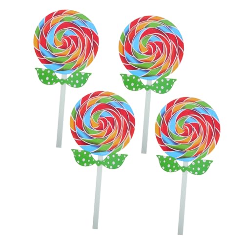 Toddmomy 4 Stück Lollipop Requisiten Große Lollipop Requisite Große Lollipop Requisite Foto Requisiten Für Produkte Süßigkeiten Requisiten Riesige Lollipop Requisite Übergroße von Toddmomy