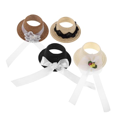 Toddmomy 4 Stück Puppenhut Zubehör Kleiner Zylinder Party Ornament Hüte Winzige Zylinder Mini Hüte Für Puppen Mini Haar Accessoire von Toddmomy