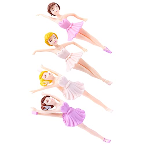 Toddmomy 4 Stück Teiliges Ballerina Mädchen Tortendeko Elegante Tanzfigur Cupcake Topper Weiß und Geburtstagskuchen Deko für Mädchen Party Stabile und Farbechte Geburtstagsdekoration Toddmomy 4 Stück Teiliges Ballerina Mädchen Tortendeko Elegante Tanzfigur Cupcake Topper Weiß und Geburtstagskuchen Deko für Mädchen Party Stabile und Farbechte Geburtstagsdekoration von Toddmomy