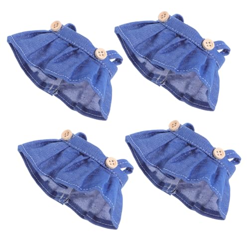 Toddmomy 4 Stück Teiliges Stoffkleid Overalls Rock Outfit für Puppen Strapazierfähige Passgenaue Kleidung Vielseitig Einsetzbar Einfaches An Ausziehen Modernes Design für Sammler und Toddmomy 4 Stück Teiliges Stoffkleid Overalls Rock Outfit für Puppen Strapazierfähige Passgenaue Kleidung Vielseitig Einsetzbar Einfaches An Ausziehen Modernes Design für Sammler und von Toddmomy