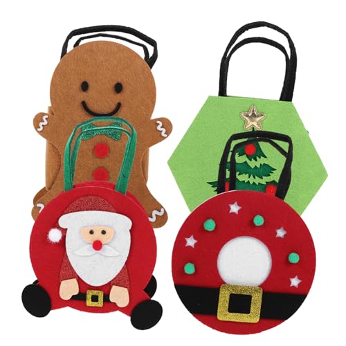 Toddmomy 4 Stück Teiliges Weihnachts Geschenktüten aus Filz mit Cartoon Motiven Wiederverwendbar Große Geschenkbeutel für Party Hochzeit Dekorative Tragetaschen Toddmomy 4 Stück Teiliges Weihnachts Geschenktüten aus Filz mit Cartoon Motiven Wiederverwendbar Große Geschenkbeutel für Party Hochzeit Dekorative Tragetaschen von Toddmomy