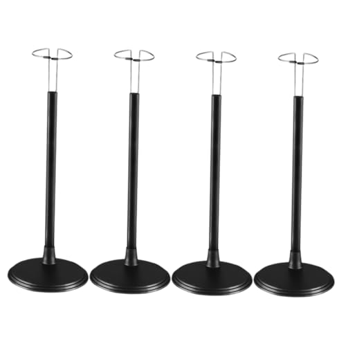 Toddmomy 4 Stück Verstellbare Puppenständer Schwarz Stabile Halter für Actionfiguren Puppen und Plüschtiere Vielseitige Unterstützung für Sammler und Stilvolle Displays von Toddmomy