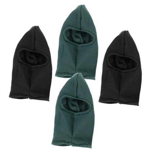 Toddmomy 4 Stücke Figur Zubehör Puppenkopf Zubehör Soldaten Zubehör Puppen Kopfgesicht Zubehör Puppen Kopfgear Puppenhauszubehör Puppenkleidung und Accessoires Polyester von Toddmomy