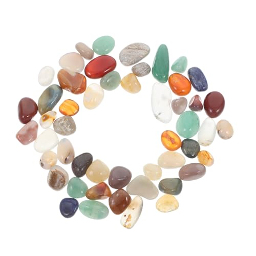 Toddmomy 40 Stück Gefüllte Edelsteine Deko Edelsteine Für Bunter Achat Polierte Felsen Edelsteine ​​zum Basteln Edelstein-cabochons Chakra-steine Schmuckherstellungsset Für von Toddmomy
