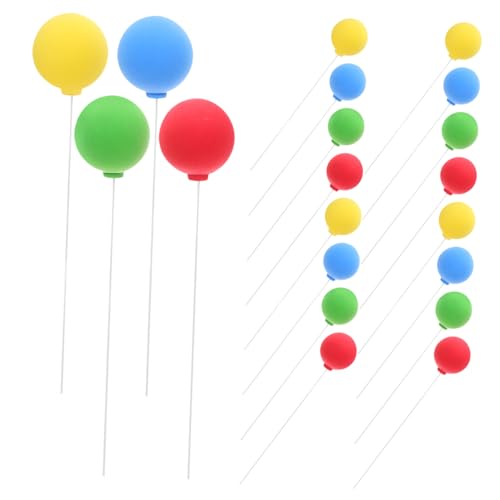 Toddmomy 40 Stück Teiliges Mini Luftballon Cake Topper Tortendeko Kugeln aus Vielseitige Mini Ball Cupcake Picks für Geburtstag Hochzeit Babyparty Farbenfrohe Kuchen Dekoration Toddmomy 40 Stück Teiliges Mini Luftballon Cake Topper Tortendeko Kugeln aus Vielseitige Mini Ball Cupcake Picks für Geburtstag Hochzeit Babyparty Farbenfrohe Kuchen Dekoration von Toddmomy