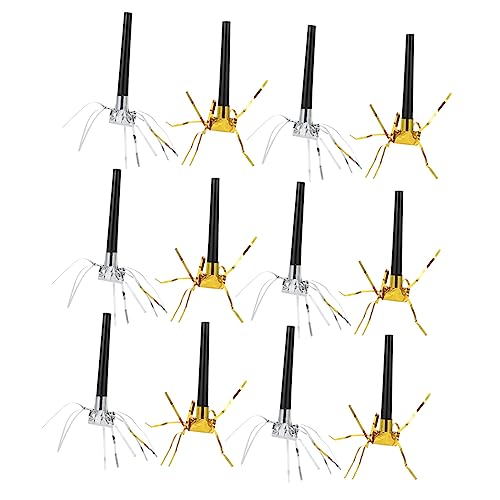 Toddmomy 40 Stück Teiliges Party Tassel Blasrohr Schwarz Gold und Silber Kreative Fransen Pfeifen für Geburtstagsfeiern Hochzeiten und Vielseitige Partydekoration Leicht Sicher und Toddmomy 40 Stück Teiliges Party Tassel Blasrohr Schwarz Gold und Silber Kreative Fransen Pfeifen für Geburtstagsfeiern Hochzeiten und Vielseitige Partydekoration Leicht Sicher und von Toddmomy