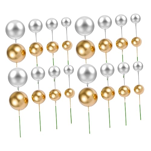 Toddmomy 40Stücke Cupcake Toppers Schaumstoffbälle für Hochzeiten Geburtstagsfeiern Babypartys und Festliche Kuchendekorationen Toddmomy 40Stücke Cupcake Toppers Schaumstoffbälle für Hochzeiten Geburtstagsfeiern Babypartys und Festliche Kuchendekorationen von Toddmomy