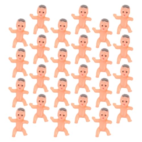 Toddmomy 40Stücke Kleine Plastikbabys Set Babypuppen für Babypartys Geschenkideen Kuchendekorationen für Detailreiche Babyfiguren Vielseitige von Toddmomy