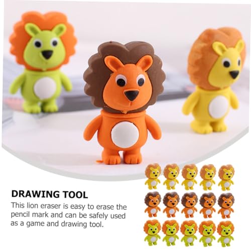 Toddmomy 48 Stück Teiliges Bunte Tier Radiergummis Abnehmbar Lustige Tier Radierer für Schule Partygeschenk Praktische Fehlerkorrektur Cartoon Design für Klassenzimmer von Toddmomy