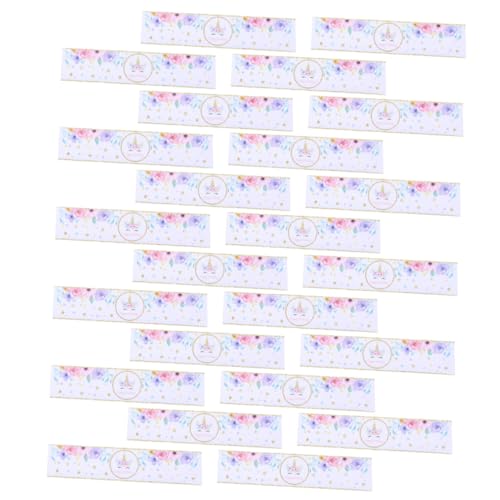 Toddmomy 48 Stück Teiliges Einhorn Flaschenaufkleber Dekorative Wasserflaschen Etiketten Selbstklebende Einhorn Sticker für Party Deko als Party Supplies Bunte Design für Kindergeburtstag von Toddmomy