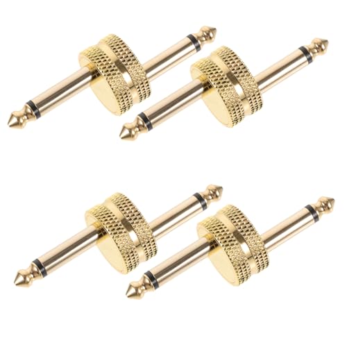Toddmomy 4Stücke Pedalboard Adapter für Gitarrenpedale Dual für Einfache Verbindung Mehrerer Audio Geräte Hohe Zuverlässigkeit und Einfache Installation von Toddmomy