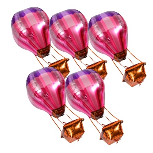 Toddmomy 5 Stück 4D Heißluftballon Partydekorationen Jahrestags Heißluftballon Mittelstück Schwimmendes Folienornament Elegante Tischdekoration Für Romantische Feiern Toddmomy 5 Stück 4D Heißluftballon Partydekorationen Jahrestags Heißluftballon Mittelstück Schwimmendes Folienornament Elegante Tischdekoration Für Romantische Feiern von Toddmomy