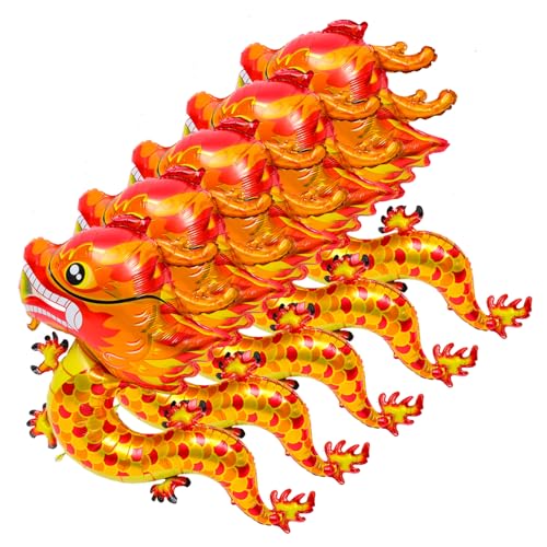 Toddmomy 5 Stück Chinesische Drachenballons aus Langlebiger Aluminiumfolie Robust und Wiederverwendbar als Partydeko für Neujahrsfeiern Einfach Aufzublasen und Festlich für Frühlingsfest Toddmomy 5 Stück Chinesische Drachenballons aus Langlebiger Aluminiumfolie Robust und Wiederverwendbar als Partydeko für Neujahrsfeiern Einfach Aufzublasen und Festlich für Frühlingsfest von Toddmomy