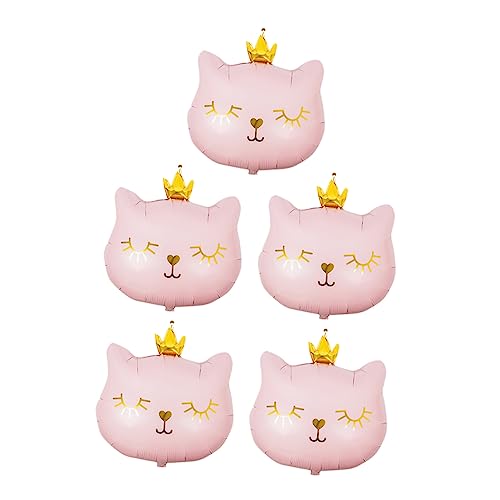 Toddmomy 5 Stück Kronenkatze Folienballons Süße Cartoon Tierballons für Geburtstagsfeiern Hochzeiten und Kinderpartys Stilvolle Deko für Katzen Themen Events Toddmomy 5 Stück Kronenkatze Folienballons Süße Cartoon Tierballons für Geburtstagsfeiern Hochzeiten und Kinderpartys Stilvolle Deko für Katzen Themen Events von Toddmomy