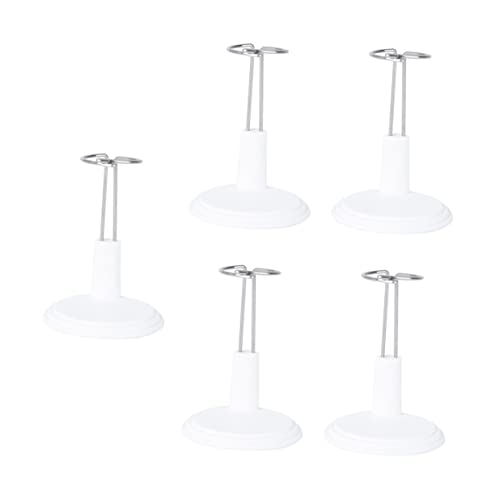 Toddmomy 5 Stück Puppenständer Weiß PVC und Robust Praktisch zur Puppenpräsentation für Zuhause Laden Schaufenster Display Zubehör Toddmomy 5 Stück Puppenständer Weiß PVC und Robust Praktisch zur Puppenpräsentation für Zuhause Laden Schaufenster Display Zubehör von Toddmomy