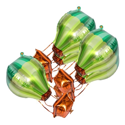 Toddmomy 5 Stück Teiliges Heißluftballon Deko aus Langlebiger Aluminiumfolie Farbverlaufendes Grün für Geburtstagsfeiern Jubiläen und Romantische Events Einfache Befüllung Innen und Außen Toddmomy 5 Stück Teiliges Heißluftballon Deko aus Langlebiger Aluminiumfolie Farbverlaufendes Grün für Geburtstagsfeiern Jubiläen und Romantische Events Einfache Befüllung Innen und Außen von Toddmomy