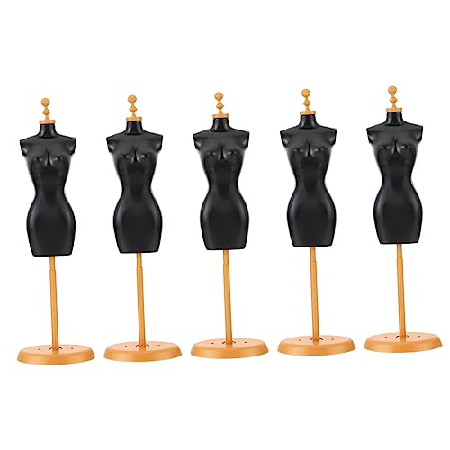 Toddmomy 5 Stück Teiliges Puppenständer Robuste Kleiderhalter für Puppenbekleidung für DIY Dekoration Geeignet für Kindergeburtstage und Tägliche Nutzung von Toddmomy