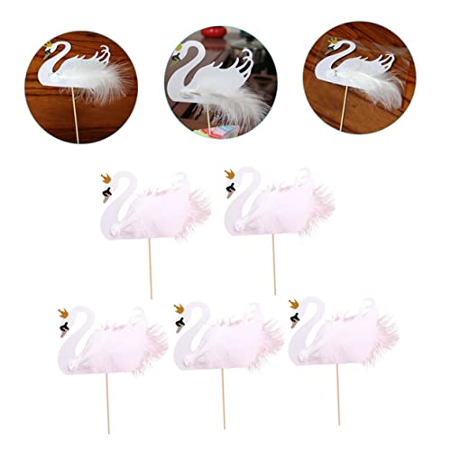 Toddmomy 5 Stück Teiliges Schwäne Cake Picks Federn Torten Dekorationen Elegante Dessert Torten Topper für Hochzeit Geburtstag Party und Festliche Anlässe Toddmomy 5 Stück Teiliges Schwäne Cake Picks Federn Torten Dekorationen Elegante Dessert Torten Topper für Hochzeit Geburtstag Party und Festliche Anlässe von Toddmomy