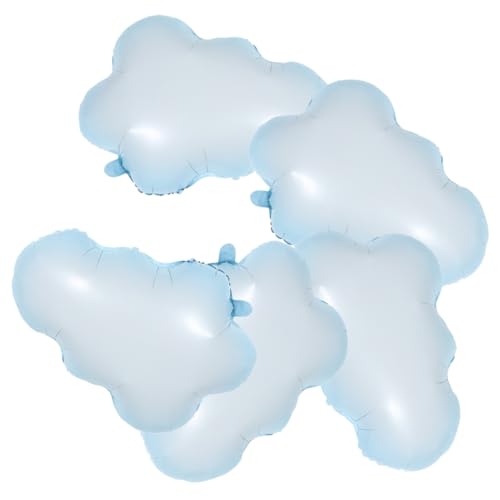 Toddmomy 5stücke Aluminium Folienballons Wolken Ballons Für Geburtstagsfeiern Hochzeiten Shower Dekorationen Bunte Luftballons Für Festliche Anlässe von Toddmomy