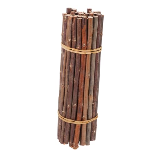 Toddmomy 50 Stück Holzstäbchen zum Basteln Natürliche Holzäste ca Kreative DIY Zweige für Handwerksprojekte Vielseitige Holzstäbe für Dekoration und Modellbau von Toddmomy
