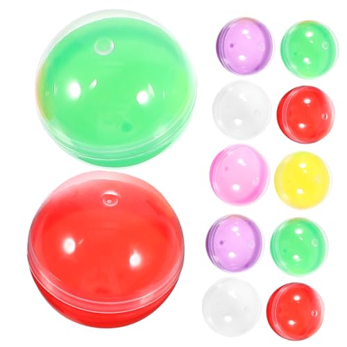 Toddmomy 50Stücke Befüllbare Kunststoffkugeln DIY Verpackungskugeln Für Kaugummiautomaten Spielzeugüberraschungen Dekoration Für Partys Und Veranstaltungen von Toddmomy