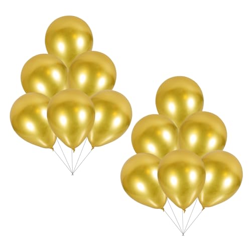 Toddmomy 50Stücke Metallic Luftballons Hochwertige Latexballons Für Geburtstagsfeiern Hochzeiten Und Jubiläen Partydekoration Mit Langlebigem Material Für Unvergessliche von Toddmomy