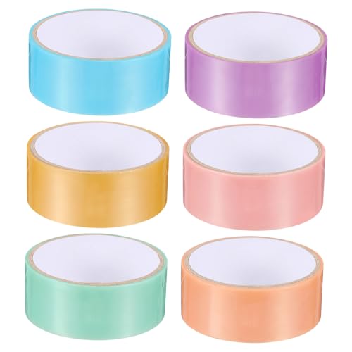 Toddmomy 6 Rollen Farbiges Klebeband Breit Perlmuttartige DIY Sticky Ball Tapes für Basteln Kindergeburtstag und Dekoration Langlebig Sicher Vielseitig Einsetzbar Toddmomy 6 Rollen Farbiges Klebeband Breit Perlmuttartige DIY Sticky Ball Tapes für Basteln Kindergeburtstag und Dekoration Langlebig Sicher Vielseitig Einsetzbar von Toddmomy