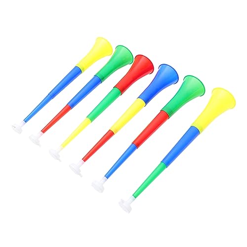 Toddmomy 6 Stck Teiliges Kunststoff Stadionhorn Leichtes Tragbares Party und Sportevent Noisemaker Horn Bunte Fanfare zum Anfeuern und Jubeln Feiern Zufällige Farbe Zufällige Farbe Toddmomy 6 Stck Teiliges Kunststoff Stadionhorn Leichtes Tragbares Party und Sportevent Noisemaker Horn Bunte Fanfare zum Anfeuern und Jubeln Feiern Zufällige Farbe Zufällige Farbe von Toddmomy