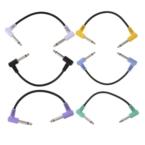 Toddmomy 6 Stück Effektkabel Gitarreneffekt Patchkabel Gitarreneffekt Anschlusskabel Rechtwinklig Gitarren Patch Gitarrenkabel Rechtwinklig Gitarrenkabel Pedal Toddmomy 6 Stück Effektkabel Gitarreneffekt Patchkabel Gitarreneffekt Anschlusskabel Rechtwinklig Gitarren Patch Gitarrenkabel Rechtwinklig Gitarrenkabel Pedal von Toddmomy