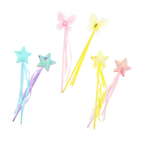 Toddmomy 6 Stück Farbenfrohe Feenstäbe für Tragbare Zauberstäbe mit Schmetterlings und Sternmotiven für Kostümspiele Partys und Bühnenauftritte Leuchtende Deko für Halloween und Karneval Toddmomy 6 Stück Farbenfrohe Feenstäbe für Tragbare Zauberstäbe mit Schmetterlings und Sternmotiven für Kostümspiele Partys und Bühnenauftritte Leuchtende Deko für Halloween und Karneval von Toddmomy