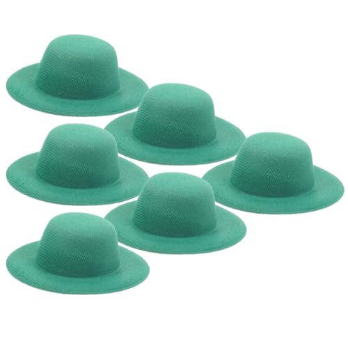 Toddmomy 6 Stück Mini-Cowboyhut Miniaturhut Mini-Hüte für Puppenhäuser Mini-Hut Kleiner Hut Puppenhut- Miniaturhüte zum Basteln winzige Hüte kleine Hüte zum Basteln Stoff Grün Toddmomy 6 Stück Mini-Cowboyhut Miniaturhut Mini-Hüte für Puppenhäuser Mini-Hut Kleiner Hut Puppenhut- Miniaturhüte zum Basteln winzige Hüte kleine Hüte zum Basteln Stoff Grün von Toddmomy