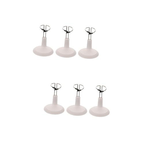 Toddmomy 6 Stück Puppenständer Weiß Stabiles Doll Support Display mit Breiter Basis und Bruchfest für Puppenausstellung und Kinderspiele Toddmomy 6 Stück Puppenständer Weiß Stabiles Doll Support Display mit Breiter Basis und Bruchfest für Puppenausstellung und Kinderspiele von Toddmomy