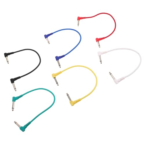 Toddmomy 6 Stück Teiliges Gitarrenkabel für Gitarre Hochwertige Verbindung für Effektgeräte und Audioanlagen Einfach zu Bedienen Robuste Konstruktion und Kompatibilität von Toddmomy