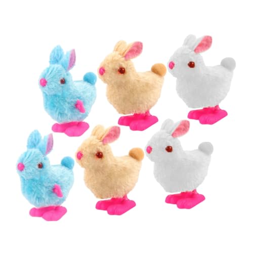 Toddmomy 6 Stück Teiliges Plüsch Wind Up Hase Spielzeugset für Farbiges Clockwork als Party Mitgebsel und Desktop Dekoration für Ostern und Kreative Spiele Zufällige Farbe Zufällige Farbe Toddmomy 6 Stück Teiliges Plüsch Wind Up Hase Spielzeugset für Farbiges Clockwork als Party Mitgebsel und Desktop Dekoration für Ostern und Kreative Spiele Zufällige Farbe Zufällige Farbe von Toddmomy