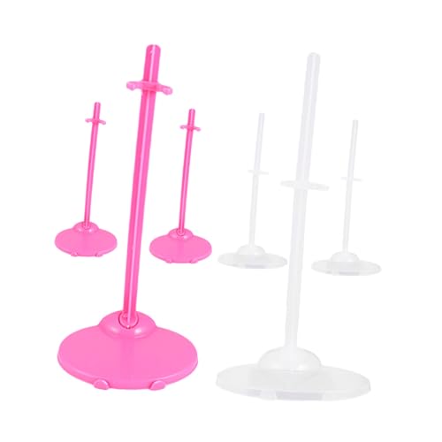 Toddmomy 6 Stück Teiliges Puppenständer Wiederverwendbare Action Figure Doll Stands mit Stabilem Flachem Boden Tragbar und Leicht Transparent und Universeller Halter für Puppen und Toddmomy 6 Stück Teiliges Puppenständer Wiederverwendbare Action Figure Doll Stands mit Stabilem Flachem Boden Tragbar und Leicht Transparent und Universeller Halter für Puppen und von Toddmomy