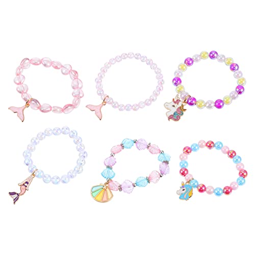 Toddmomy 6 Stück Teiliges Set Bunter Acrylarmbänder mit Einhorn Anhänger als Mitgebsel für Mädchen für Geburtstagsfeiern und Kreative Anlässe Toddmomy 6 Stück Teiliges Set Bunter Acrylarmbänder mit Einhorn Anhänger als Mitgebsel für Mädchen für Geburtstagsfeiern und Kreative Anlässe von Toddmomy