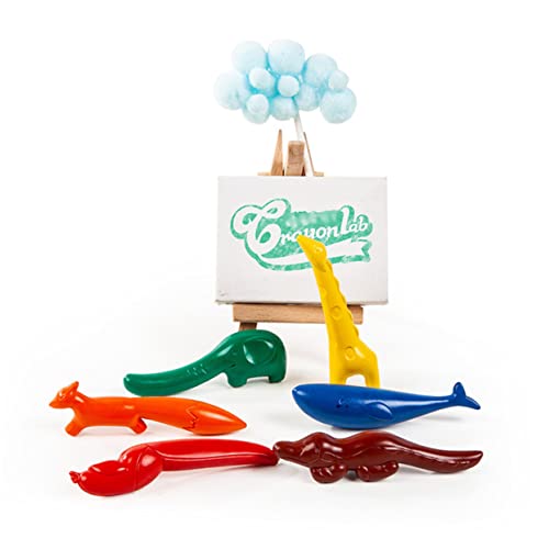 Toddmomy 6 Stück Teiliges Tier Wachsmalstift Set für Bunte Sichere Malstifte aus Natürlichem Wachs für Kreative Kunststunden für Kleine Künstler von Toddmomy