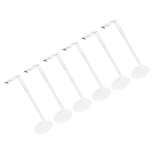 Toddmomy 6 Stück Teiliges Verstellbares Puppenständer Stabiler Doll Support Halter für Actionfiguren und Puppen Vielseitiger Puppenhalter für Sammler und Spielzeugpräsentation von Toddmomy