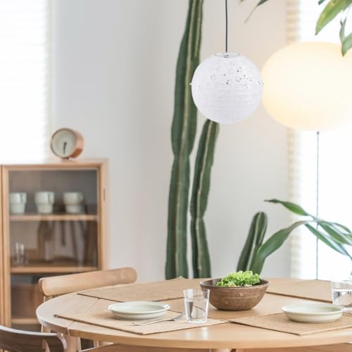 Toddmomy 6 Stück Weiße Handgefertigte Runde Hängelaternen Faltbare Papierlaternen für Festival Hochzeit Partydeko mit Drahtgestell für DIY Bastelarbeiten und Innen Außenbereiche Toddmomy 6 Stück Weiße Handgefertigte Runde Hängelaternen Faltbare Papierlaternen für Festival Hochzeit Partydeko mit Drahtgestell für DIY Bastelarbeiten und Innen Außenbereiche von Toddmomy