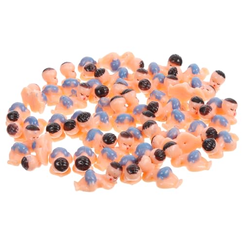 Toddmomy 60 Stück Teiliges Kleine Realistische Kunststoffbabys für Babyparty Dekorationen Vielseitig Verwendbar als Tortendeko Tischschmuck und Partyaccessoire für Jungen und Mädchen von Toddmomy